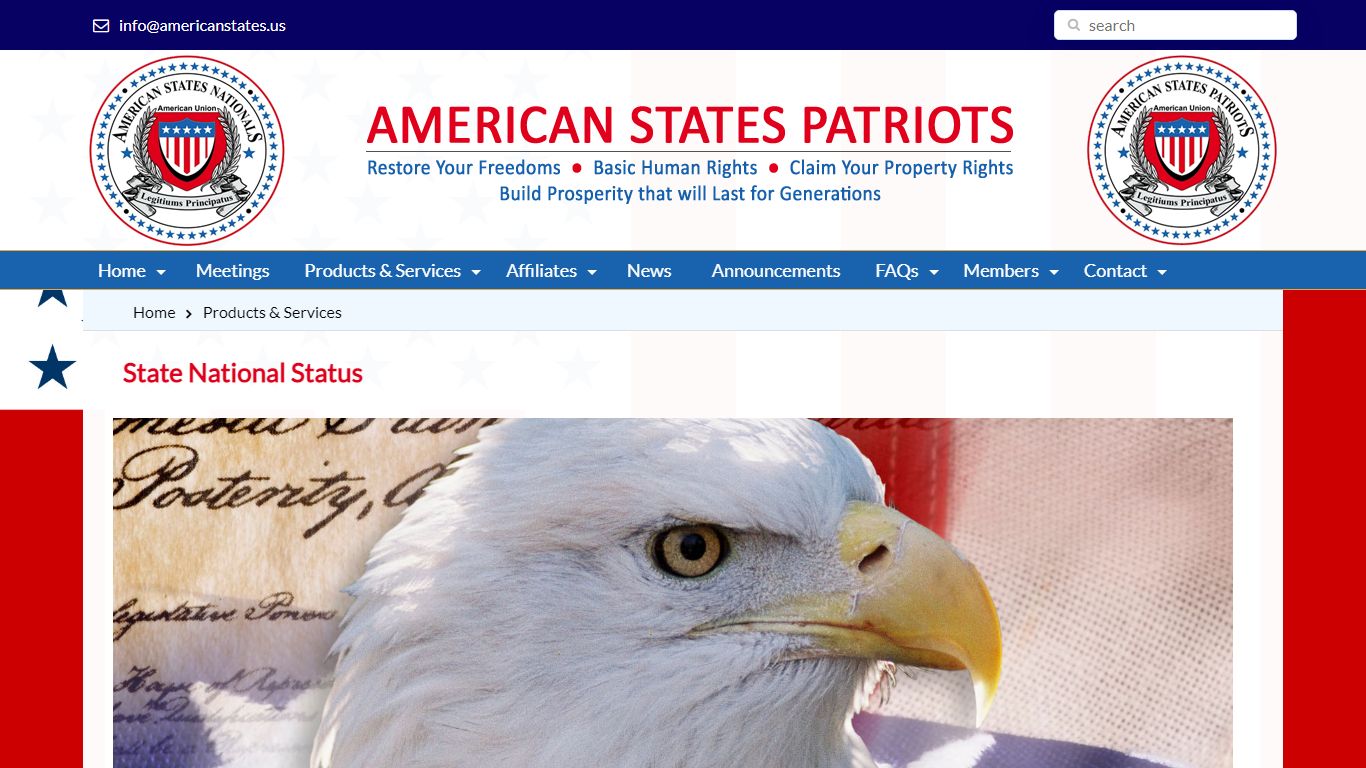 State National Status - American States Patriots